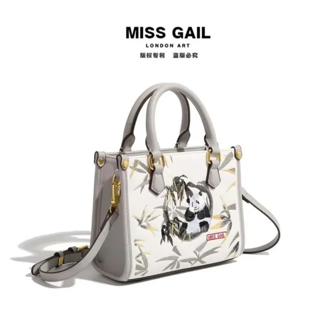 T&uacute;i tote th&ecirc;u Gấu Tr&uacute;c tinh tế MISS GAIL