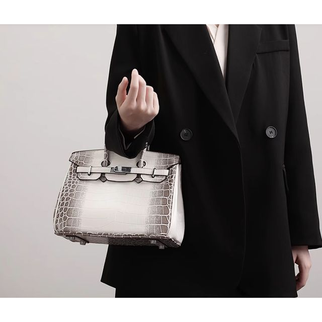 T&uacute;i x&aacute;ch Bạch tạng si&ecirc;u sang tag bạc size 25/30