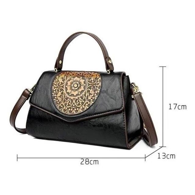 T&uacute;i x&aacute;ch Nữ Da B&ograve; Xuất &Acirc;u Khắc Size 28