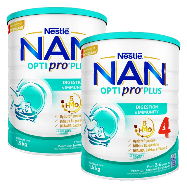 Combo 2 Sữa Nan Optipro PLUS 4 1.5kg