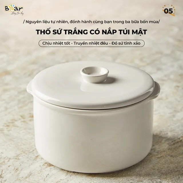 Nồi nấu chậm Bear 1.6L SB-NNC16