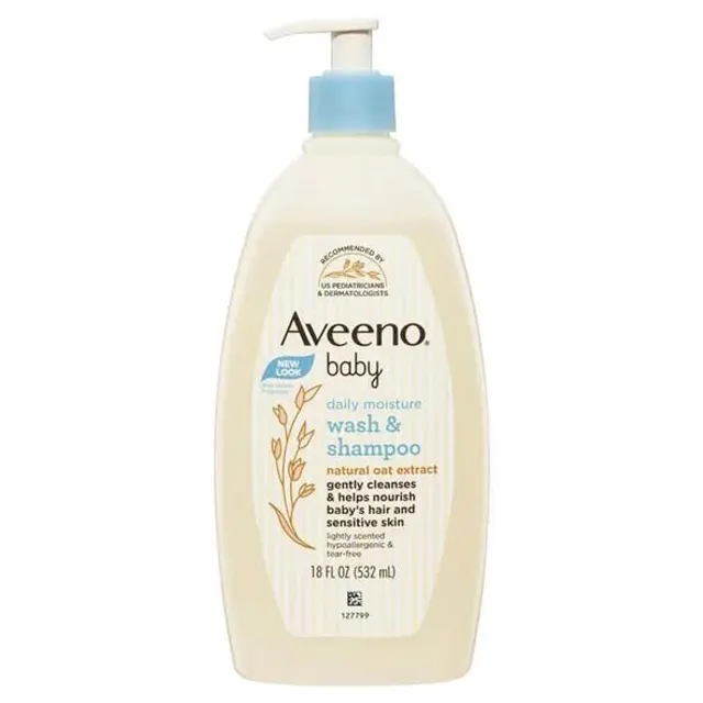 Sữa tắm gội Aveeno Baby Daily Moisture