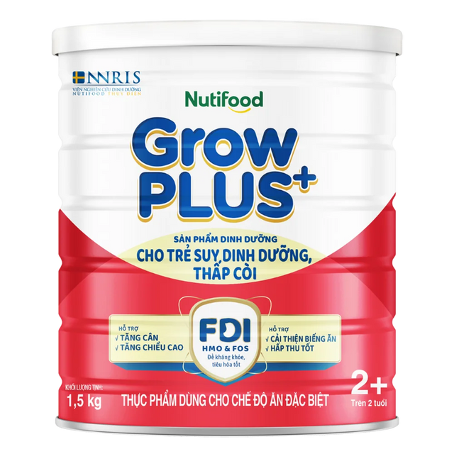 Sữa GrowPLUS+ Đỏ 2+ 1.5kg