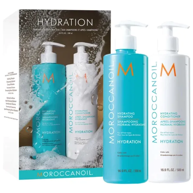 Bộ Gội Xả Moroccanoil Hydration Cấp Ẩm Si&ecirc;u Mượt T&oacute;c