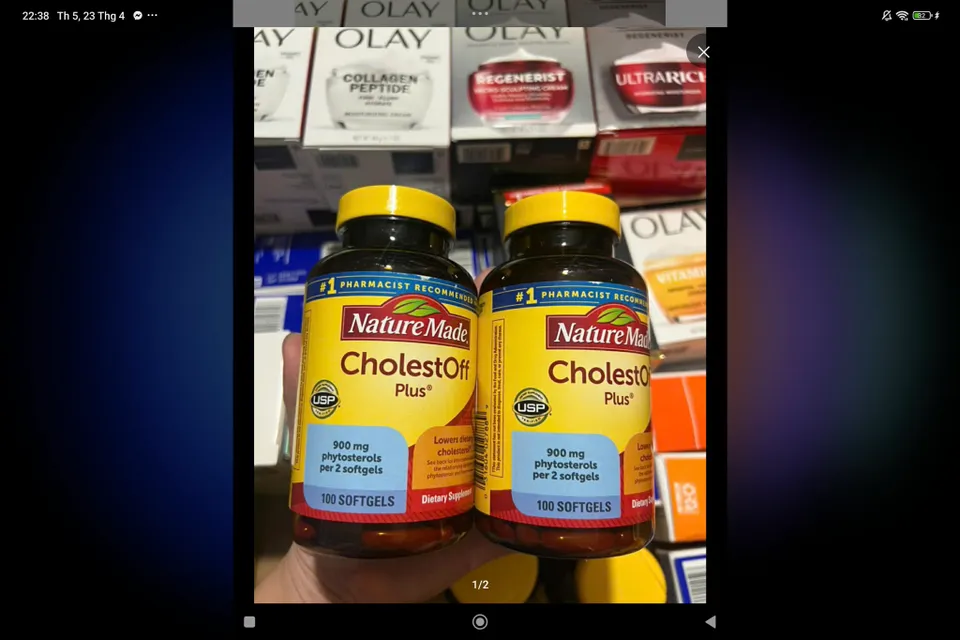 Vi&ecirc;n Uống Giảm Cholesterol Trong M&aacute;u Nature Made Cholestoff Plus MY 100vi&ecirc;n