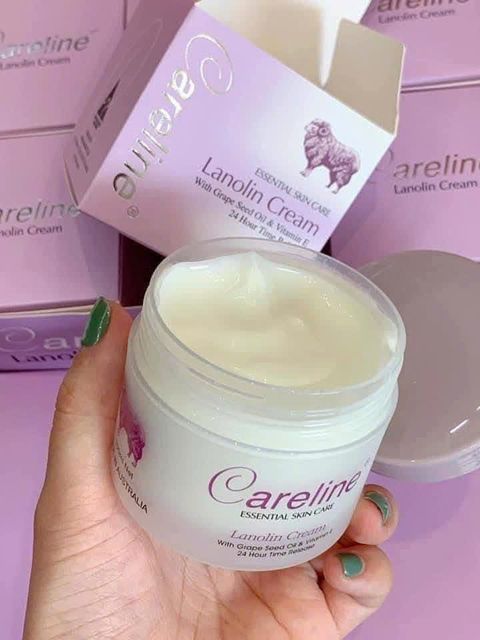 Kem Dưỡng Cừu T&iacute;m Lanolin Careline 100ml