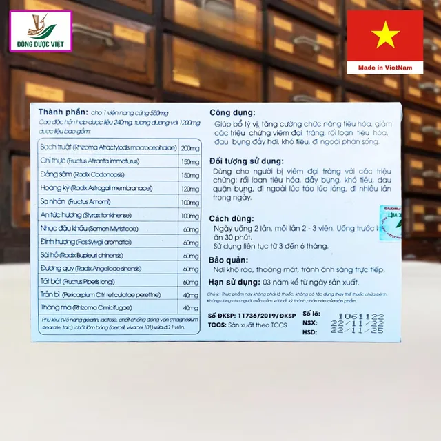 Sản phẩm Đại Tr&agrave;ng Đ&ocirc;ng Dược Việt - Hộp 30 vi&ecirc;n