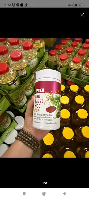 Vi&ecirc;n uống giảm nguy cơ tim mạch Weider Red Yeast Rice Plus 1200 mg 240 vi&ecirc;n - H&igrave;nh ảnh sản phẩm