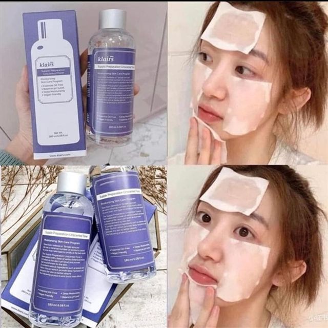 Nước Hoa Hồng Klairs Supple Preparation Unscented Toner