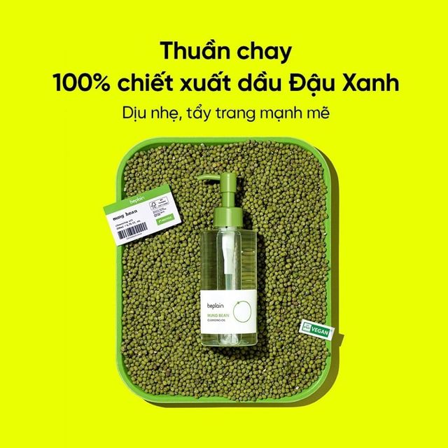 Dầu tẩy trang BEPLAIN Mung Bean Cleansing Oil