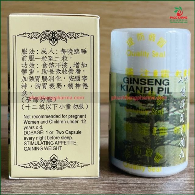 Viên Uống Tăng Cân Ginseng Kianpi Pil chính hãng