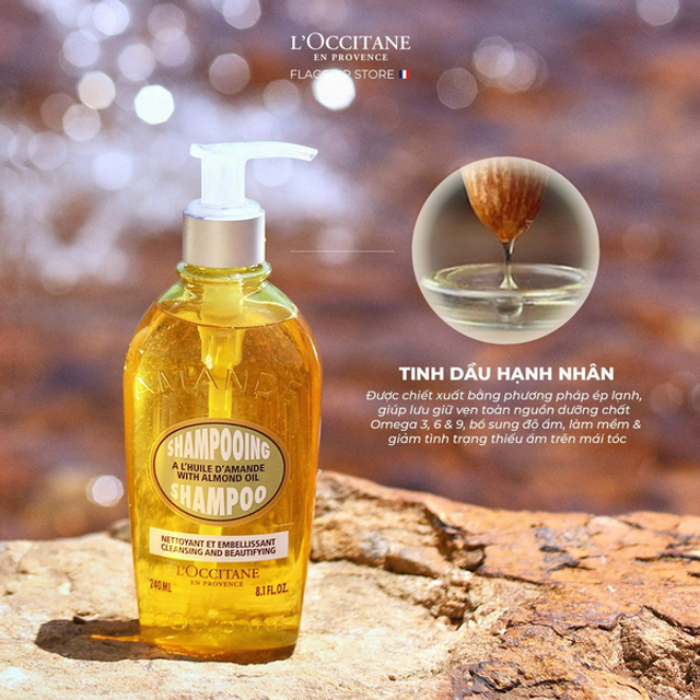 Dầu Gội Hạnh Nhân - Almond Shampoo 240ml