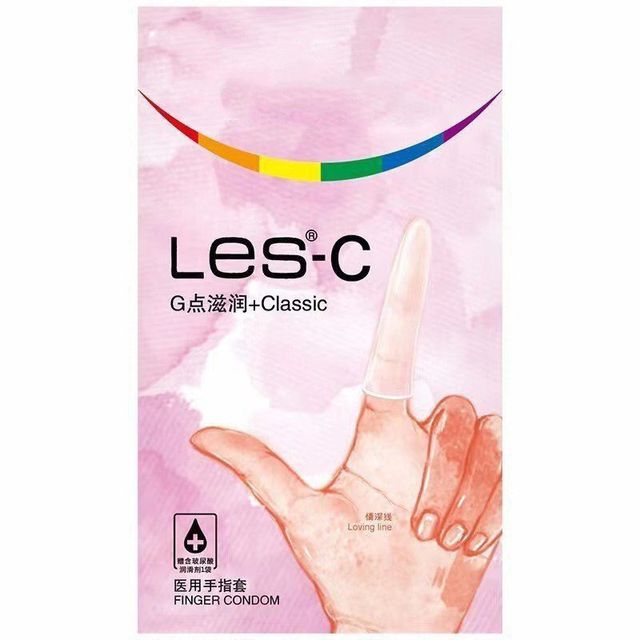 Bao cao su Ngón tay Les-C Gai Hộp 8 cái