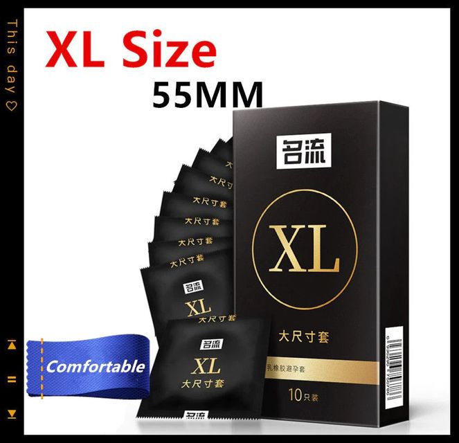 Bao cao su Size lớn XL 55mm Gai Hộp 10 cái