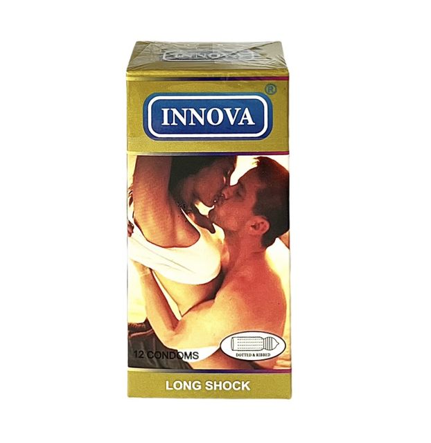 Bao Cao Su Innova Long Shock Vàng Hộp 12 cái