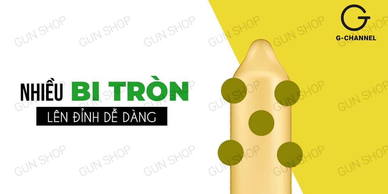 Bao cao su Gold Gai Bi Hộp 20 cái Chính hãng