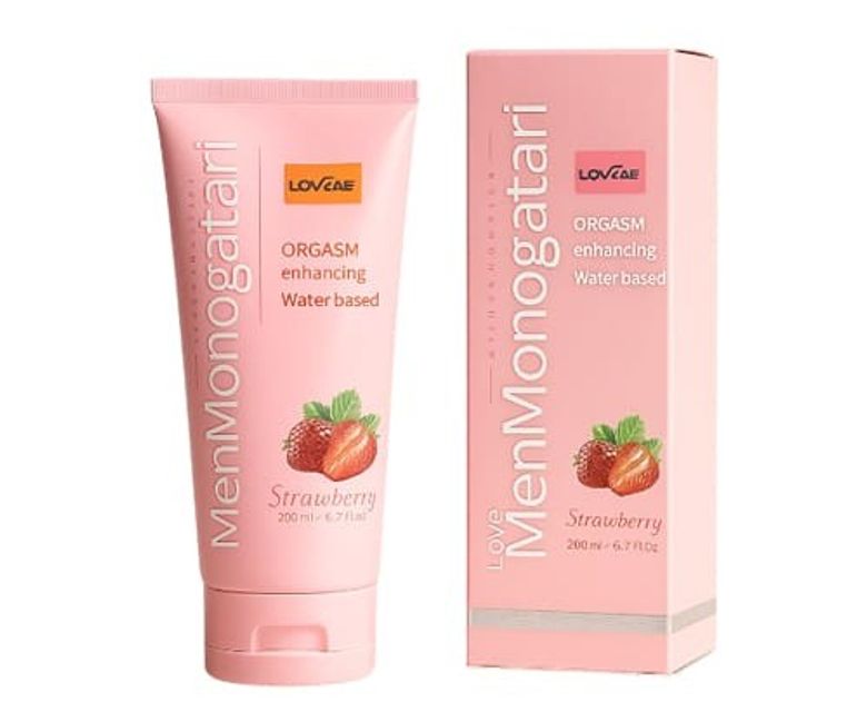 (Nhập khẩu) Gel bôi trơn hỗ trợ dành cho nam giới Hương Dâu Tây Love