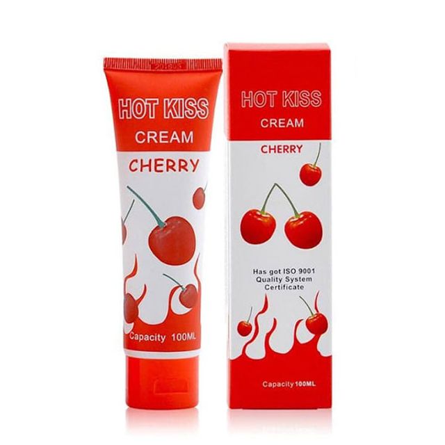 (Nhập khẩu) Gel Bôi Trơn Hot Kiss Vị Cherry Cực Ngọt Ngào Cho Các Cặp - hình ảnh thực tế