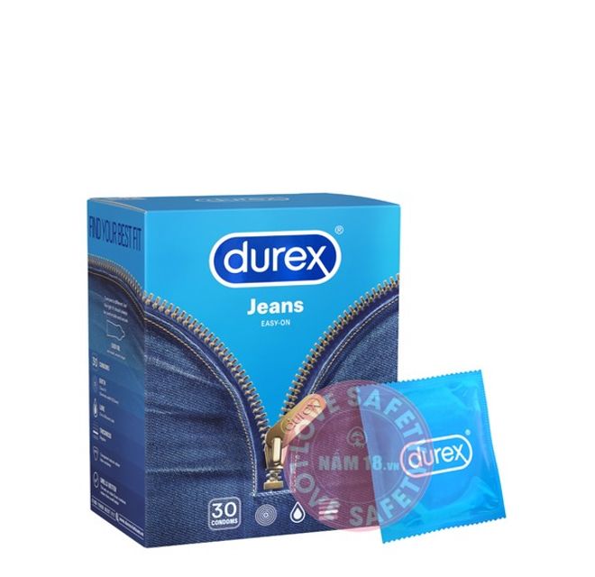 Bao Cao Su Siêu Mỏng Durex Jeans Chính Hãng