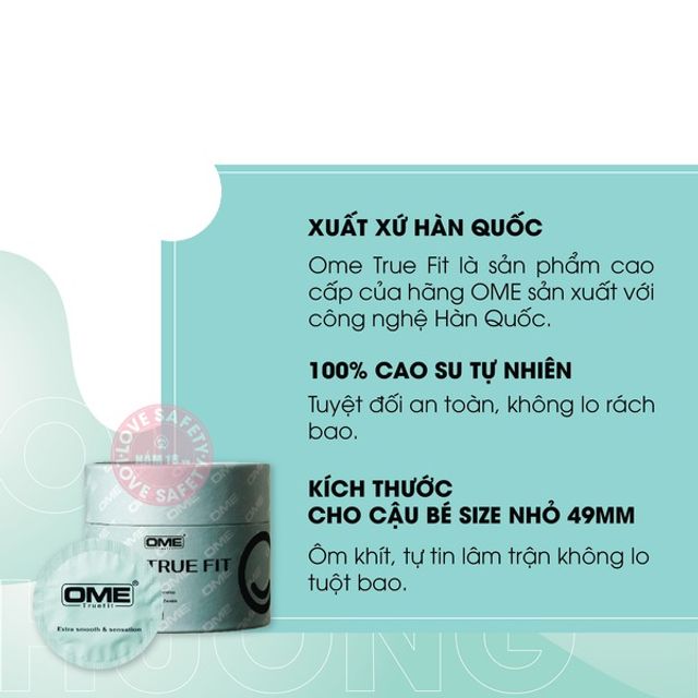 Ome True Fit hương bạc hà