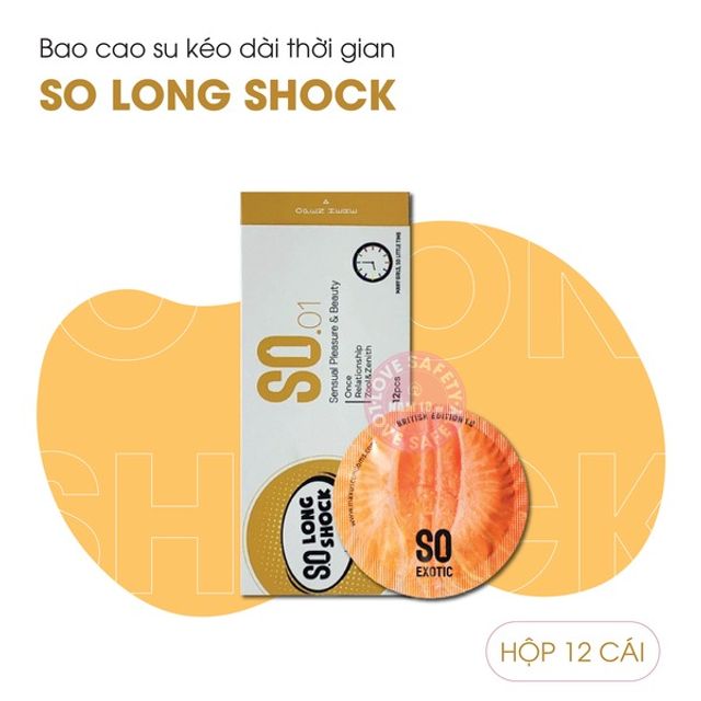 Bao Cao Su Kéo Dài Thời Gian SO Long Shock