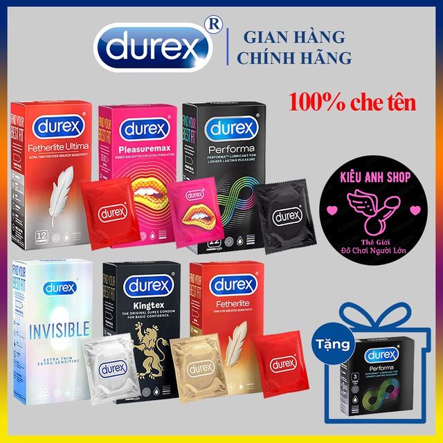 Bao Cao Su Siêu Mỏng Durex