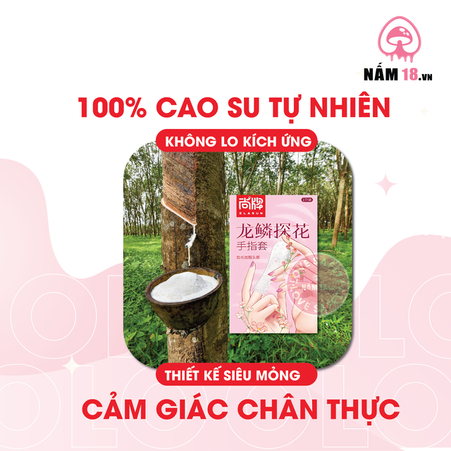 Bao Cao Su Ngón Tay Gai Elasun