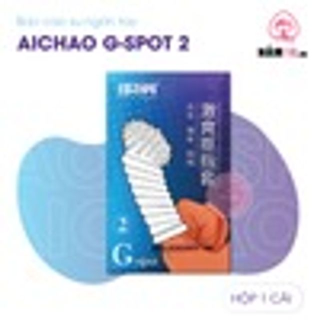 (Auth 100%) Bao Cao Su Ng&oacute;n Tay G&acirc;n Gai Lớn Aichao G Spot 2 Hộp 1 c&aacute;i