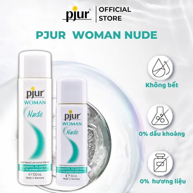 (Nhập khẩu) Gel bôi trơn Pjur Woman Nude gốc nước cho làn da phụ nữ 676950 - hình ảnh thực tế