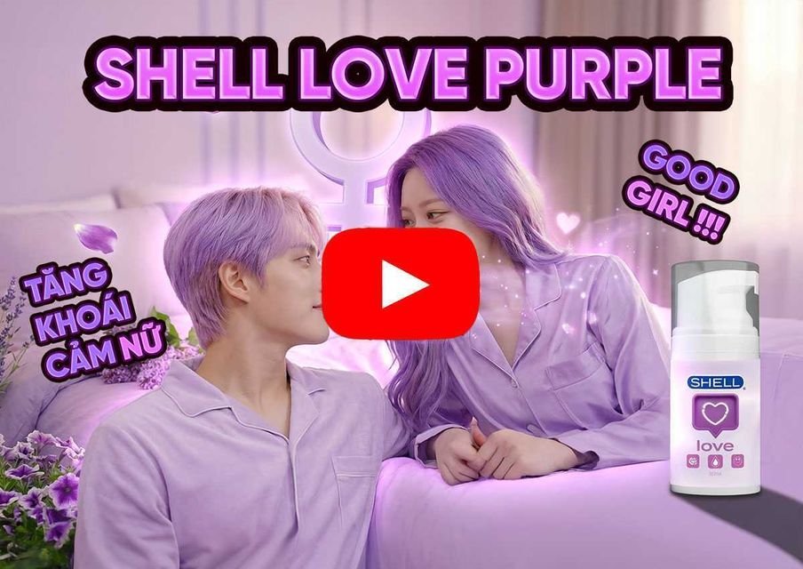 Gel bôi trơn Shell Love Purple