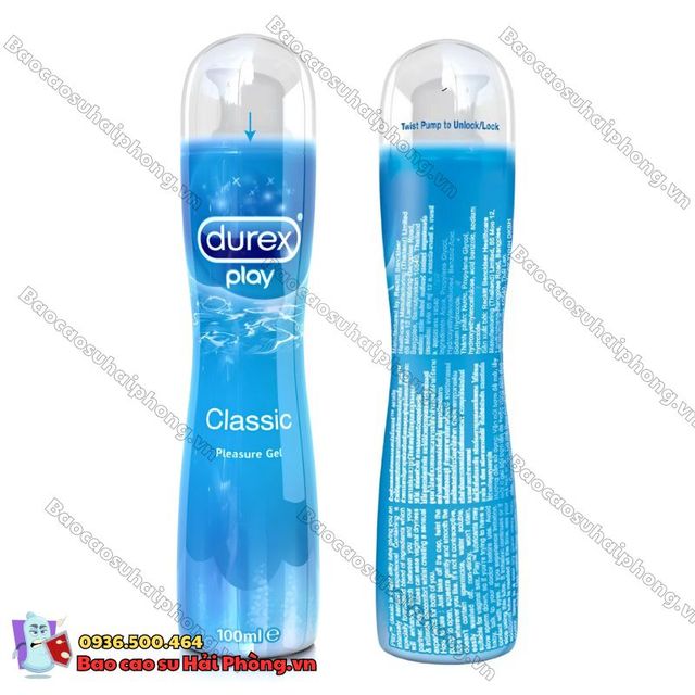 (Nhập khẩu) Gel bôi trơn gốc nước dạng gói Durex Play Classic Chính - hình ảnh thực tế
