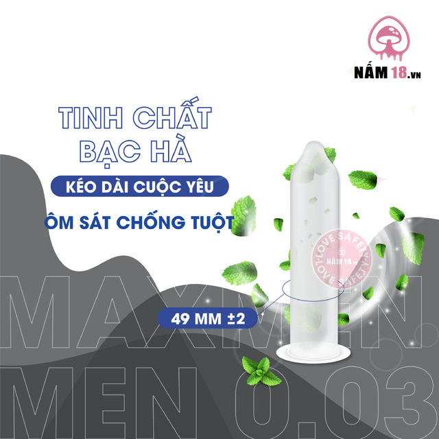 Bao cao su Maxxmen 0.03 5in1 - Hình ảnh 6