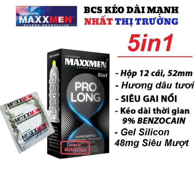 Bao cao su Maxxmen 0.03 5in1 - Hình ảnh 7