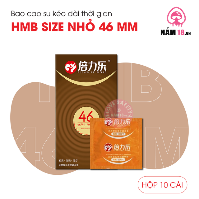 Bao cao su HBM 46 - lành tính và thoải mái