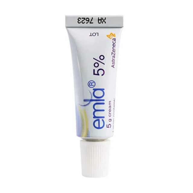 (Nhập khẩu) Gel bôi trơn Emla Cream 5% Kéo Dài Time Chai 5g Chính hãng