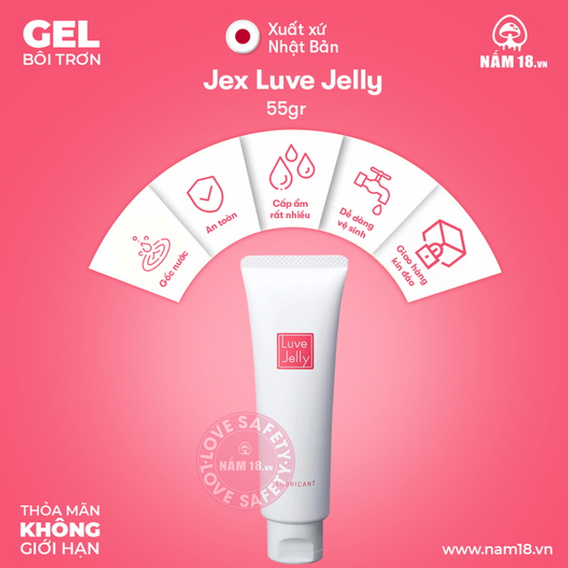 (Chính hãng) Gel Bôi Trơn Cao Cấp Nhật Bản Jex Luve Jelly Chính hãng - hình ảnh thực tế