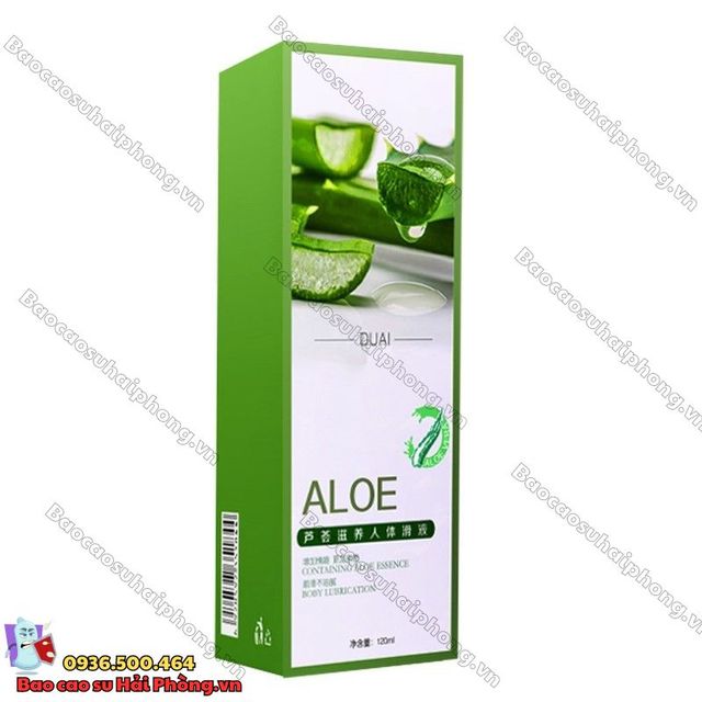 (Auth 100%) Gel Bôi Trơn & Massage Lô Hội 120ml Aloe Vera Chính hãng - hình ảnh thực tế