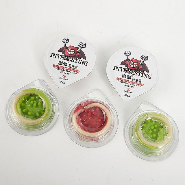 (Auth 100%) Bao Cao Su Alien Condom Siêu Gai Chôm Chôm Trên Đầu Hộp - hình ảnh thực tế