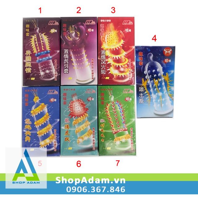 (Nhập khẩu) Bao Cao Su 9 Bi Super Gold Hộp 2 Cái Chính hãng - hình ảnh thực tế