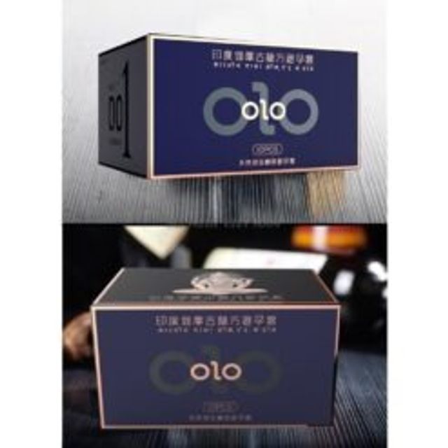 (Auth 100%) Bao Cao Su OLO 0.01 Xanh Siêu Mỏng, Mát Lạnh Hộp 10 Cái - hình ảnh thực tế