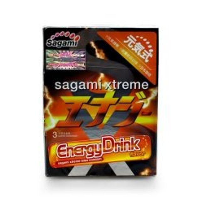 (Nhập khẩu) Bao Cao Su Sagami Xtreme Energy, Hương Nước Tăng Lực 3