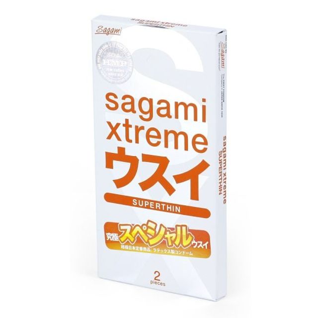 Bao Cao Su Sagami Xtreme Super Thin - Hộp 2 Chiếc