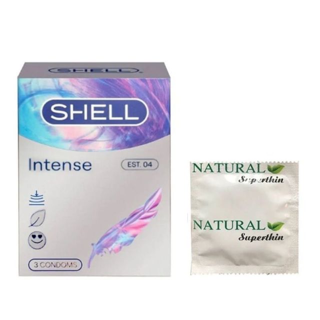 Bao Cao Su Shell Intense Siêu Mỏng 0.04mm
