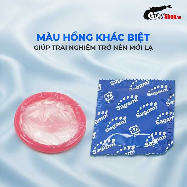 Bao cao su Sagami Six Fit V Tight Fit Siêu mỏng 12 cái 1