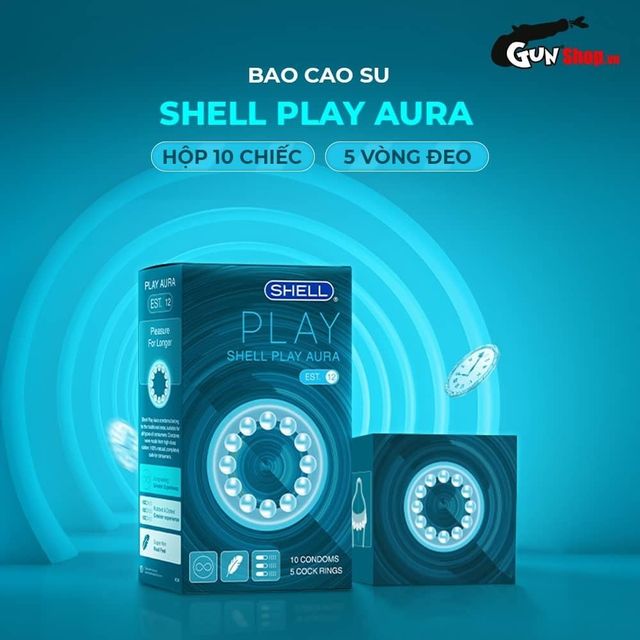 Bao cao su Shell Play Aura