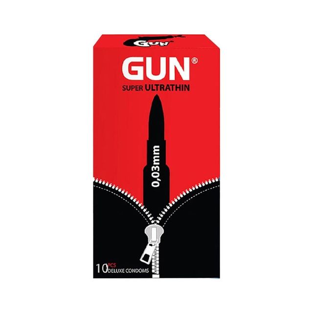 Bao cao su Gun Super Ultra Thin Siêu mỏng 0.03mm