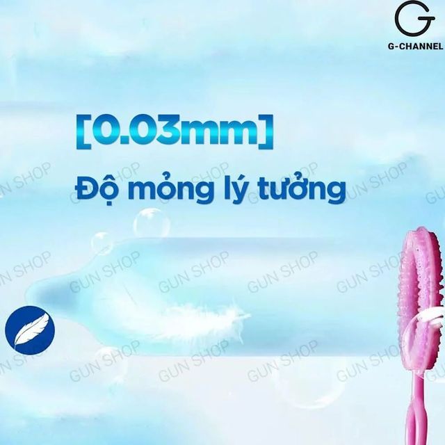 Bao cao su Gun Super Ultra Thin 10 cái 1