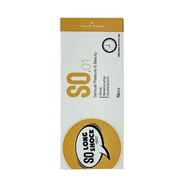 Bao cao su SO Long Shock Siêu mỏng 12 cái 1 hộp