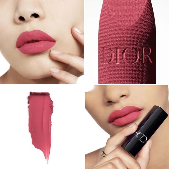 Son Lì Dior Velvet Finish 581 Virevolte Màu Hồng Đào