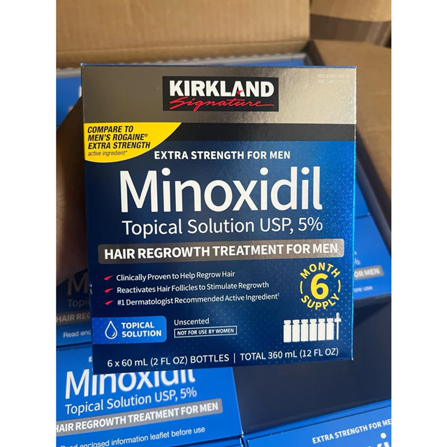 Set 6 hộp Dung Dịch Mọc T&oacute;c Cho Nam Kirkland Minoxidil 5%
